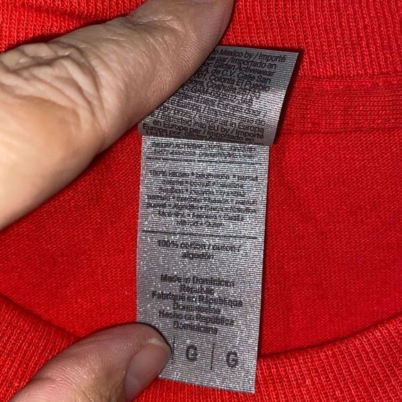 Gildan Men's Graphic Print Tampa Bay Ring Season T-Shirt Red Size Large - Picture 7 of 8